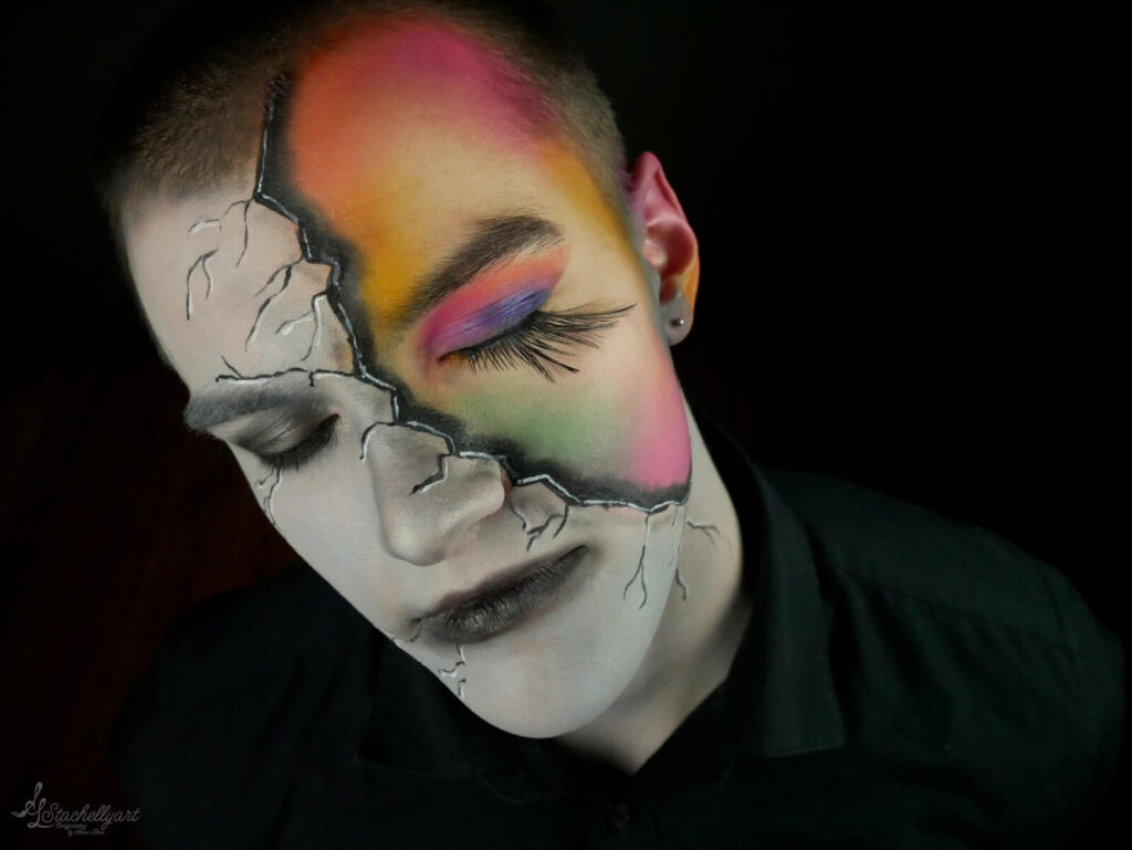 Mut zur Kreativität - Facepainting von Stachellyart