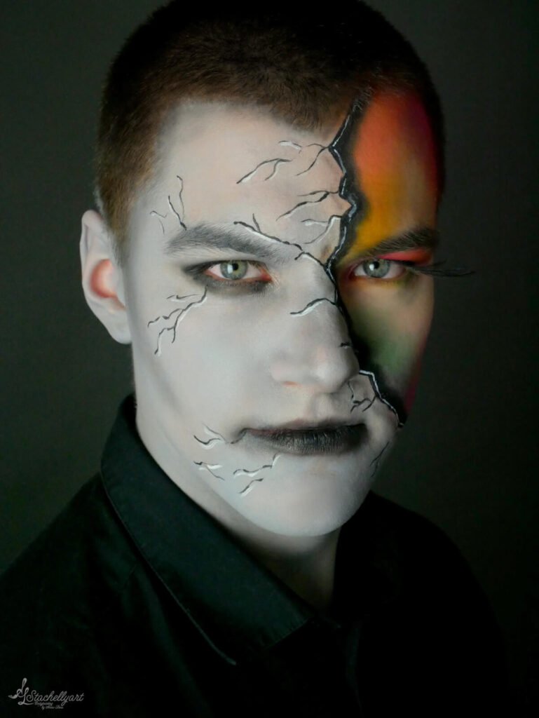 Mut zur Kreativität - Facepainting von Stachellyart