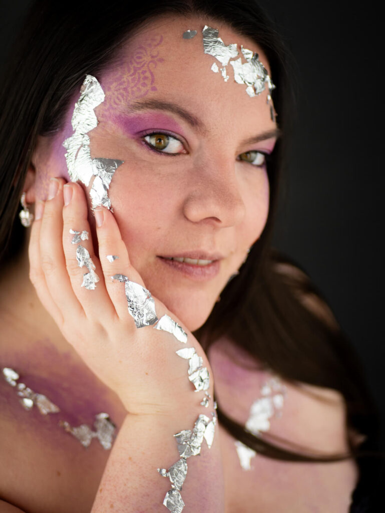 kreative Auszeit von Eri - Silber Facepainting