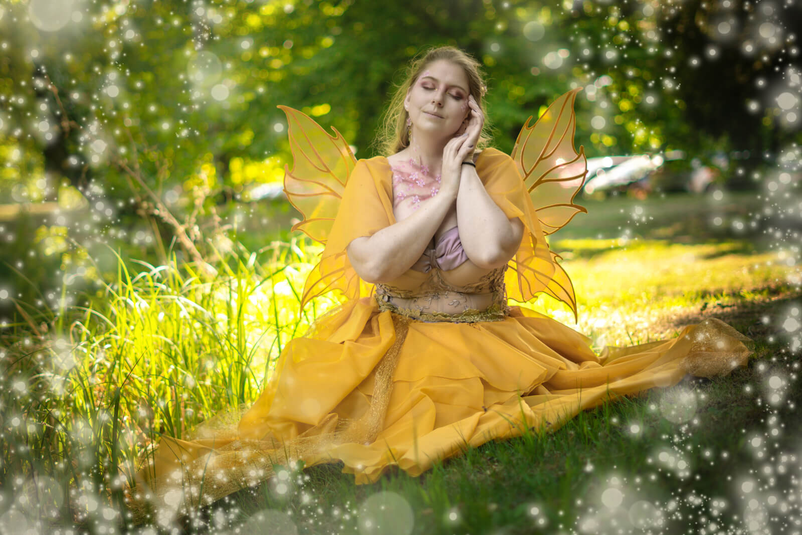 Stachellyart als Fee fotografiert von Petra Drews