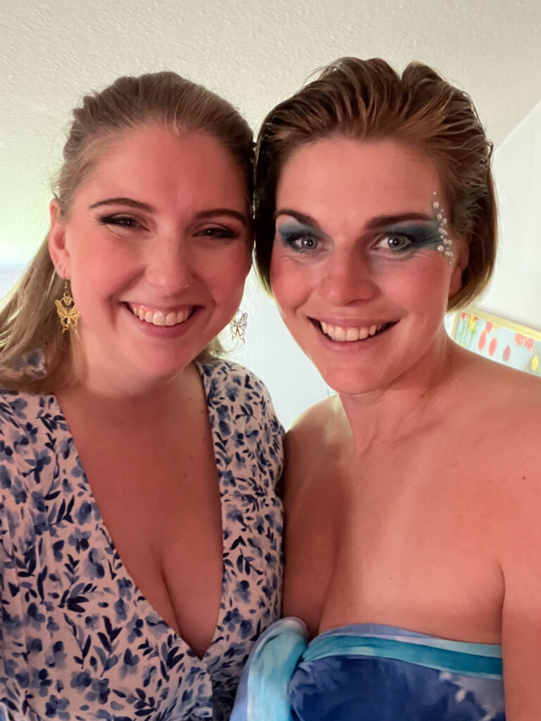 Bodypainting Stachellyart bei Sat.1