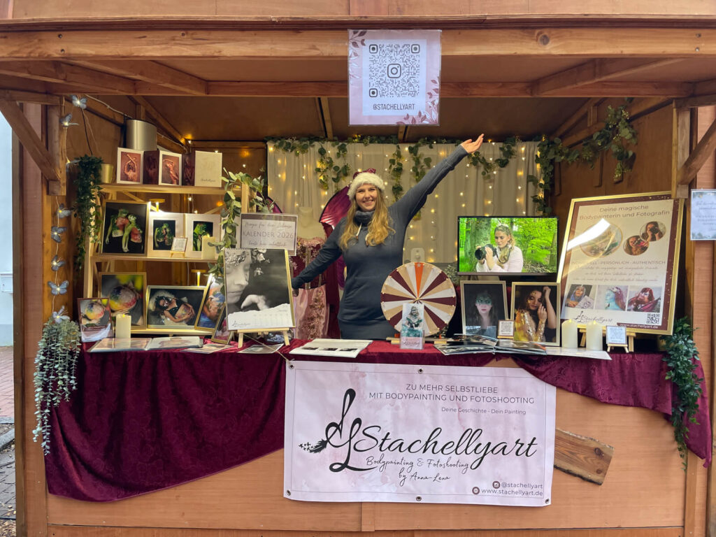 Stachellyart auf dem Weihnachtsmarkt 2025