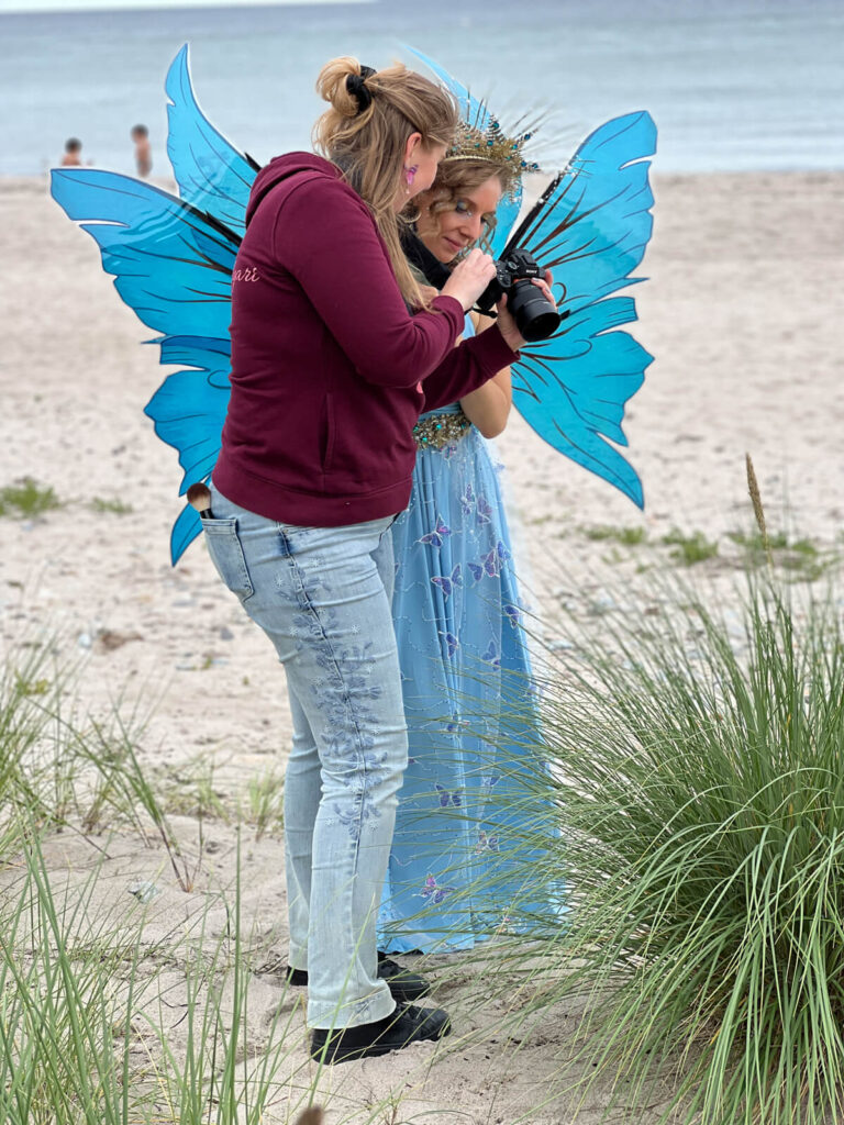 Kreativauszeit von Jasmin bei Stachellyart Schmetterlingsfee