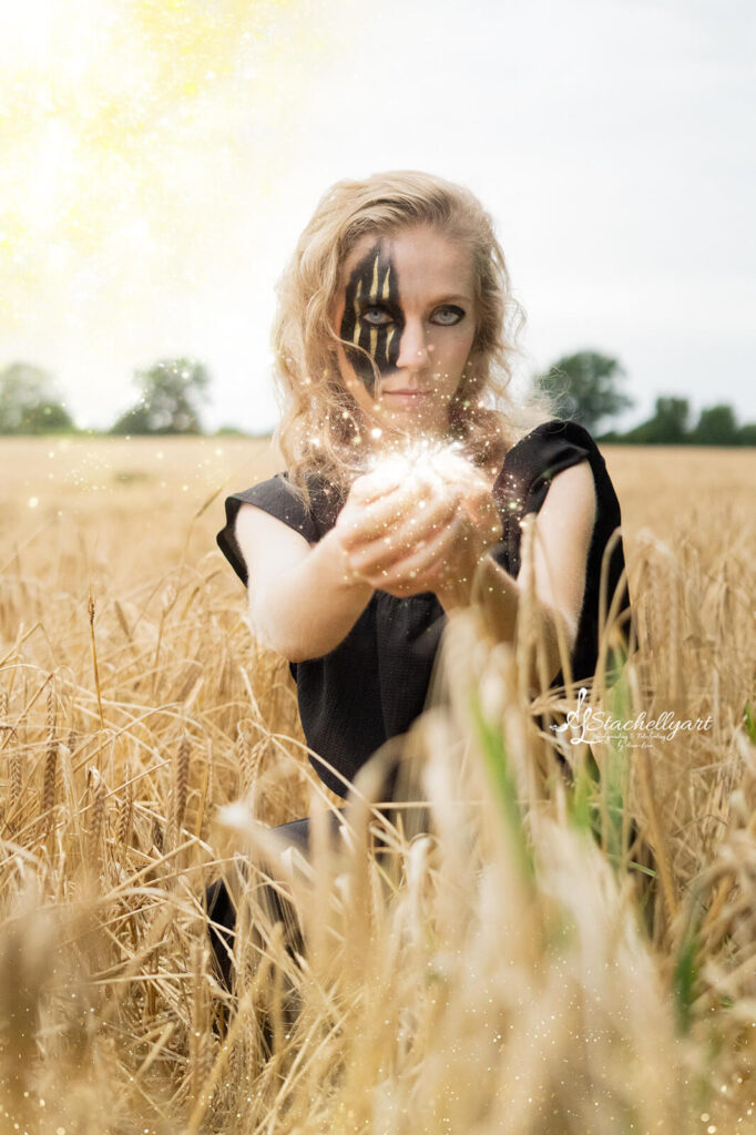 Kreativauszeit von Jasmin bei Stachellyart Löwen-Kriegerin