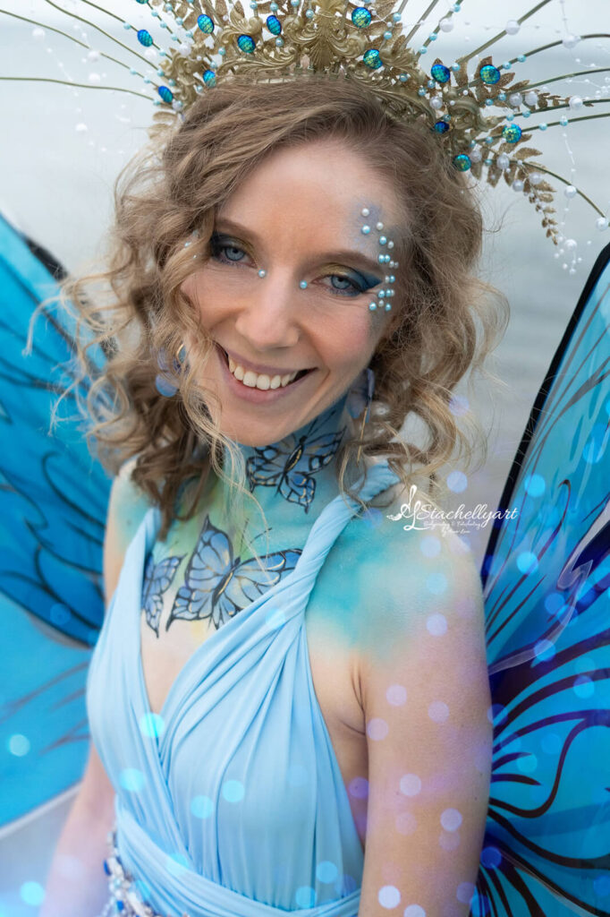 Kreativauszeit von Jasmin bei Stachellyart Schmetterlingsfee