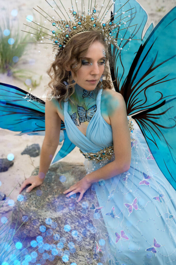 Kreativauszeit von Jasmin bei Stachellyart Schmetterlingsfee