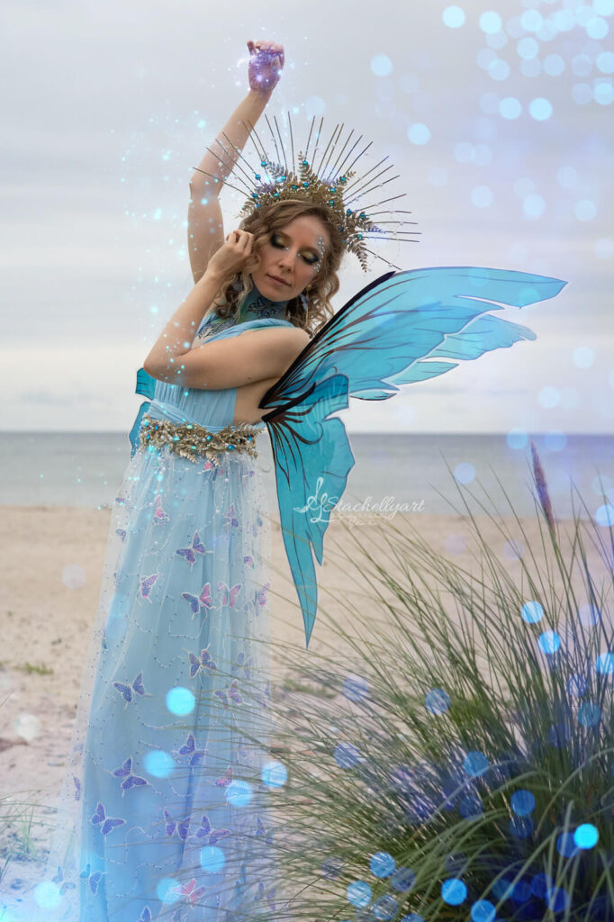 Kreativauszeit von Jasmin bei Stachellyart Schmetterlingsfee