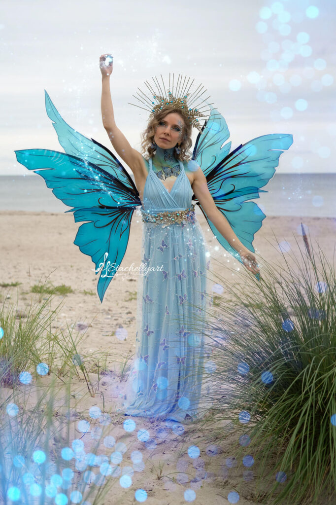 Kreativauszeit von Jasmin bei Stachellyart Schmetterlingsfee