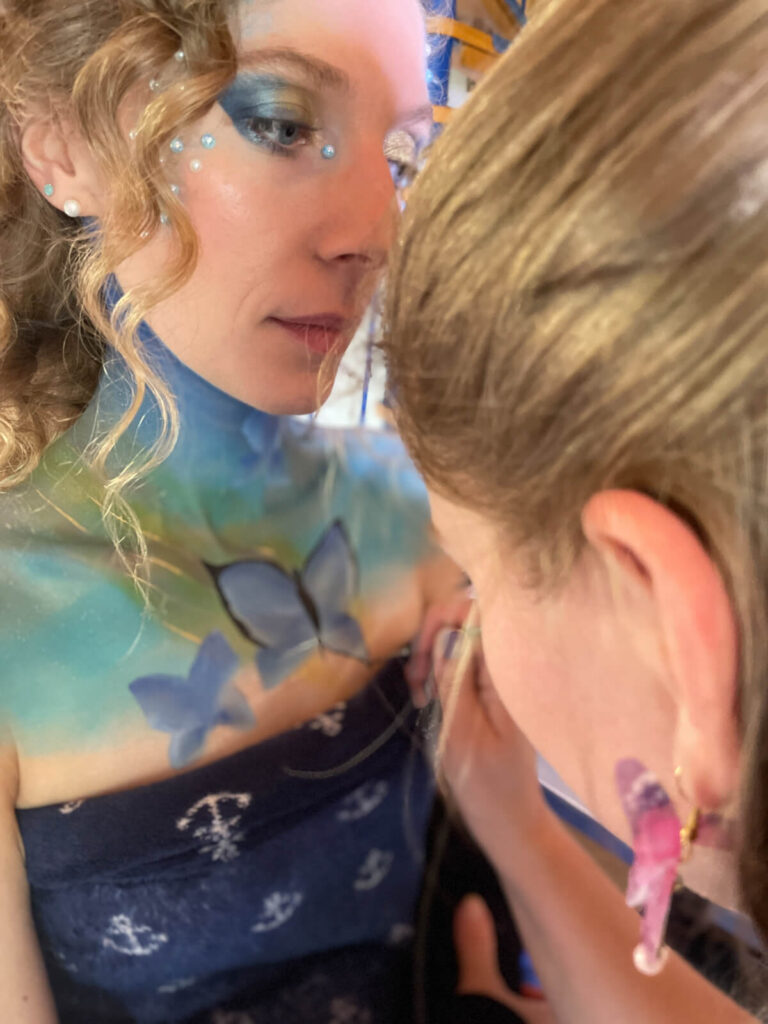 Kreativauszeit von Jasmin bei Stachellyart Schmetterlingsfee