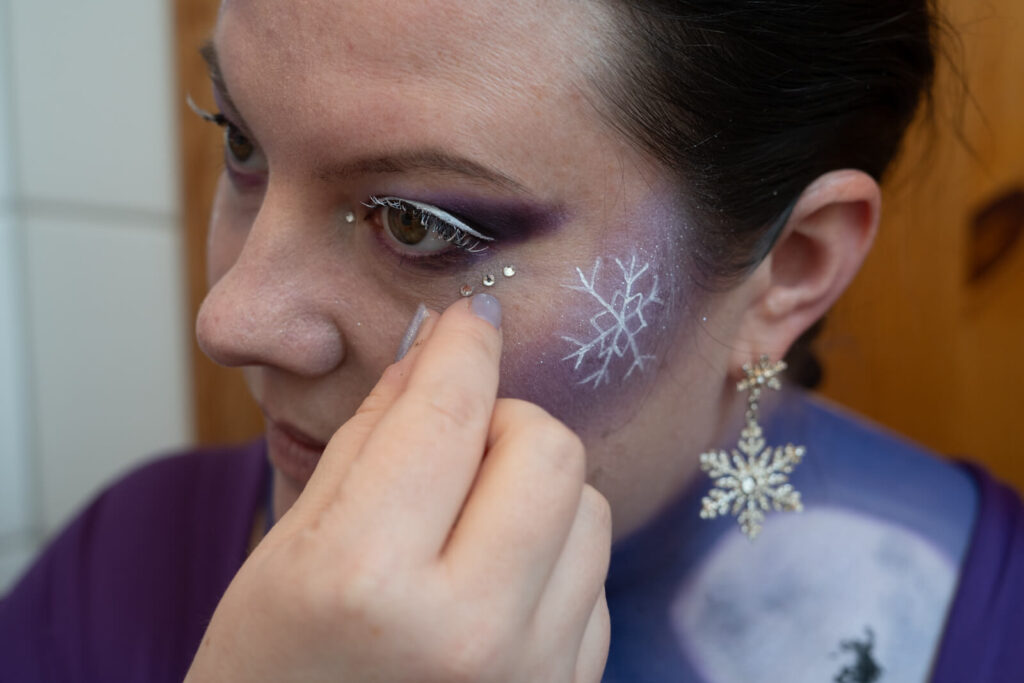 Bodypainting abschminken