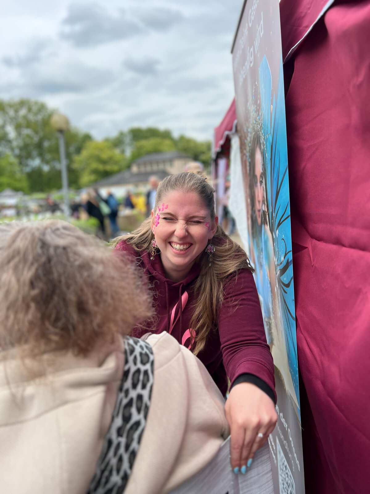 Gottorfer Landmarkt 2026 beim Schminken