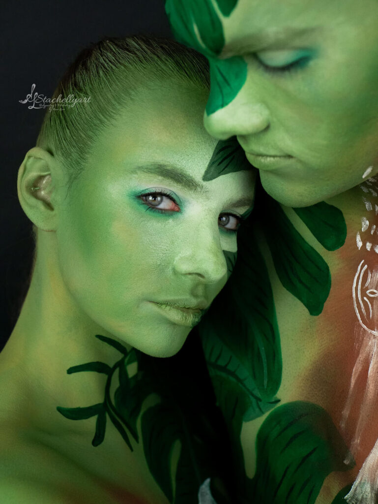 Bodypainting Stachellyart - Tropen - Paarshooting