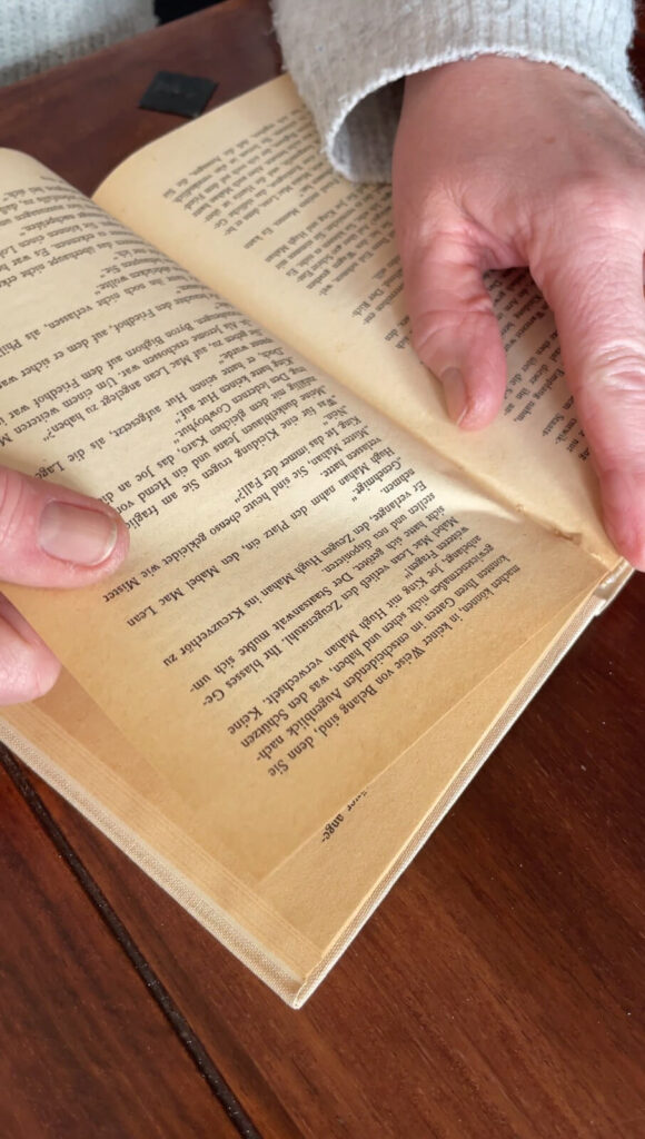 Bücherblumen - Buchseiten ausreißen
