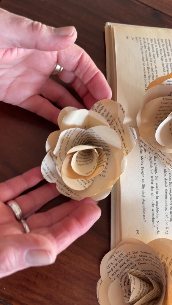 Bücherblumen finales Ergebnis
