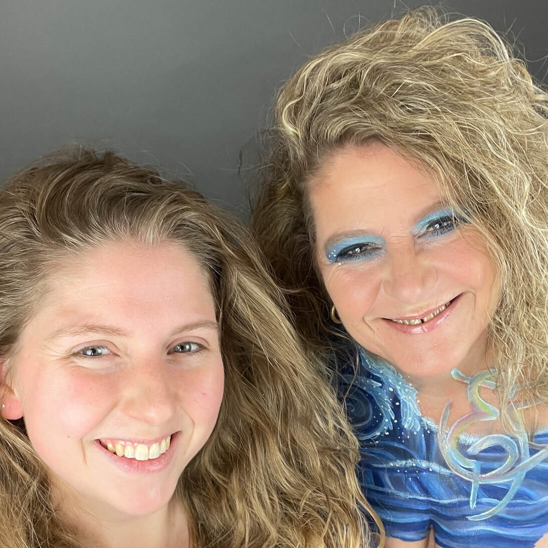 Selfie mit Facepainting